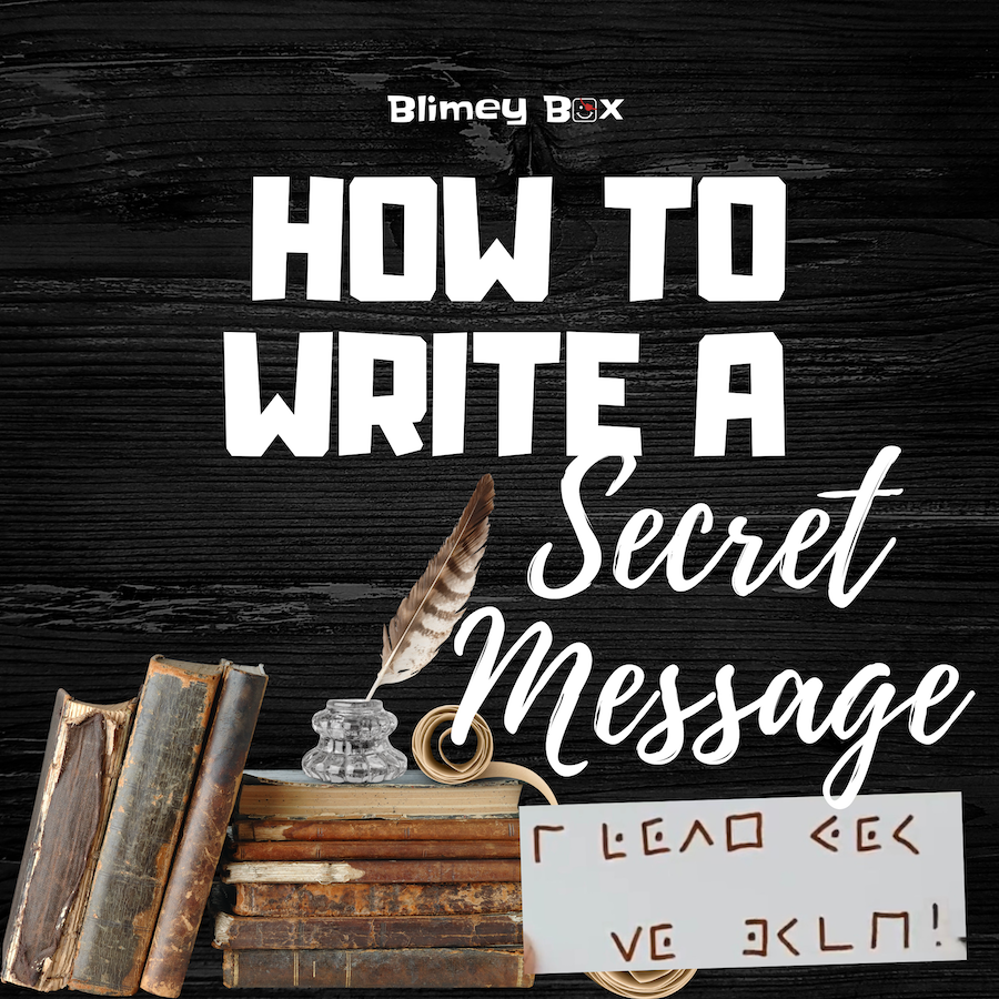 How can I write secret messages?