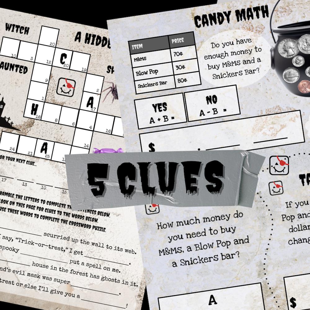 Halloween Treasure Hunt | Printable Treasure Hunt for Kids | Ages 7-11 ...
