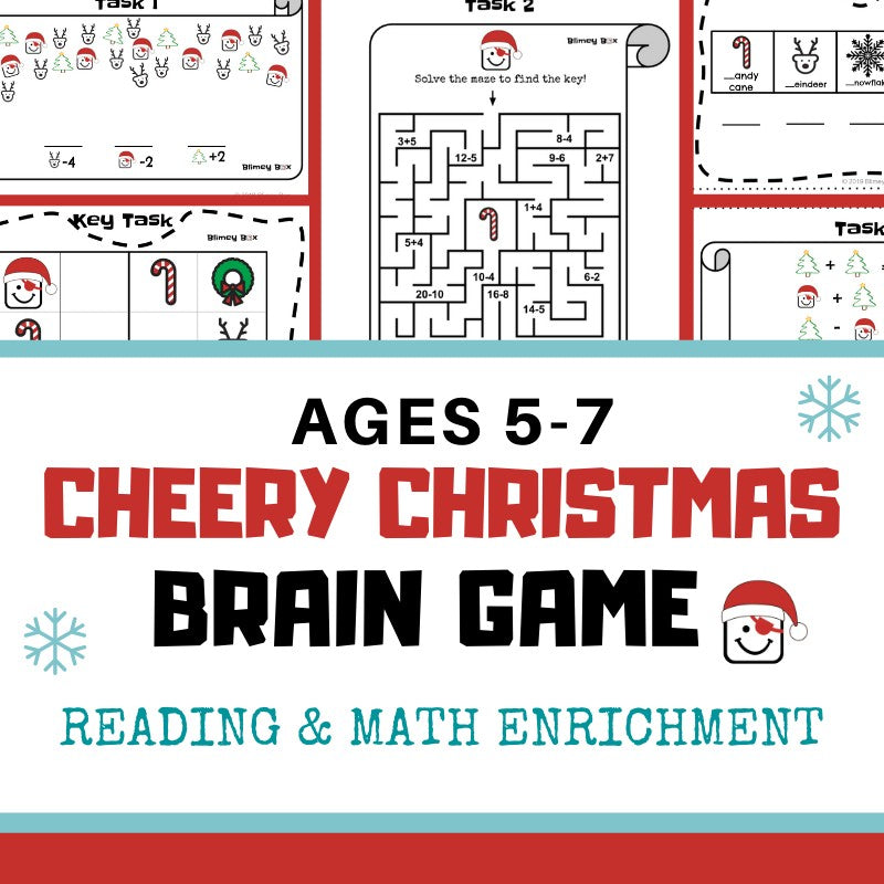 Christmas Escape Game (free printable) Ages 5-7