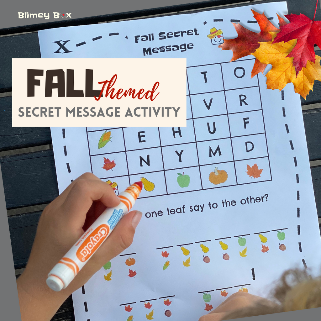 Fall Secret Message Activity