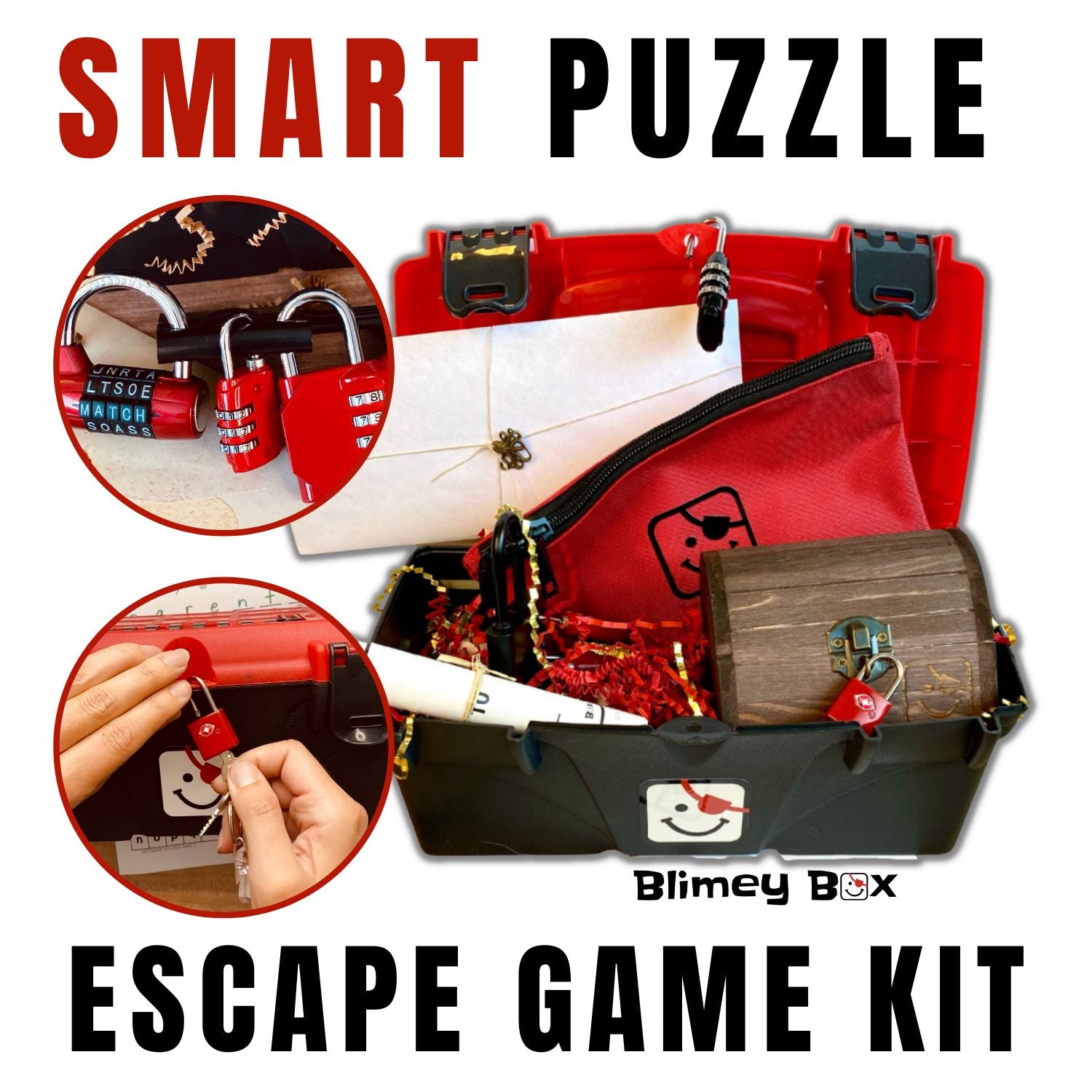 Smart Puzzle Escape Game Kit for ages 5-9 Blimey Box