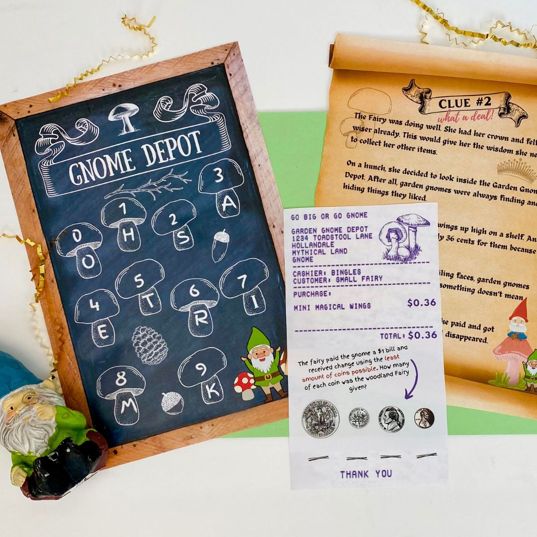 Magical Creature puzzles make this printable escape game fun for the entire family.