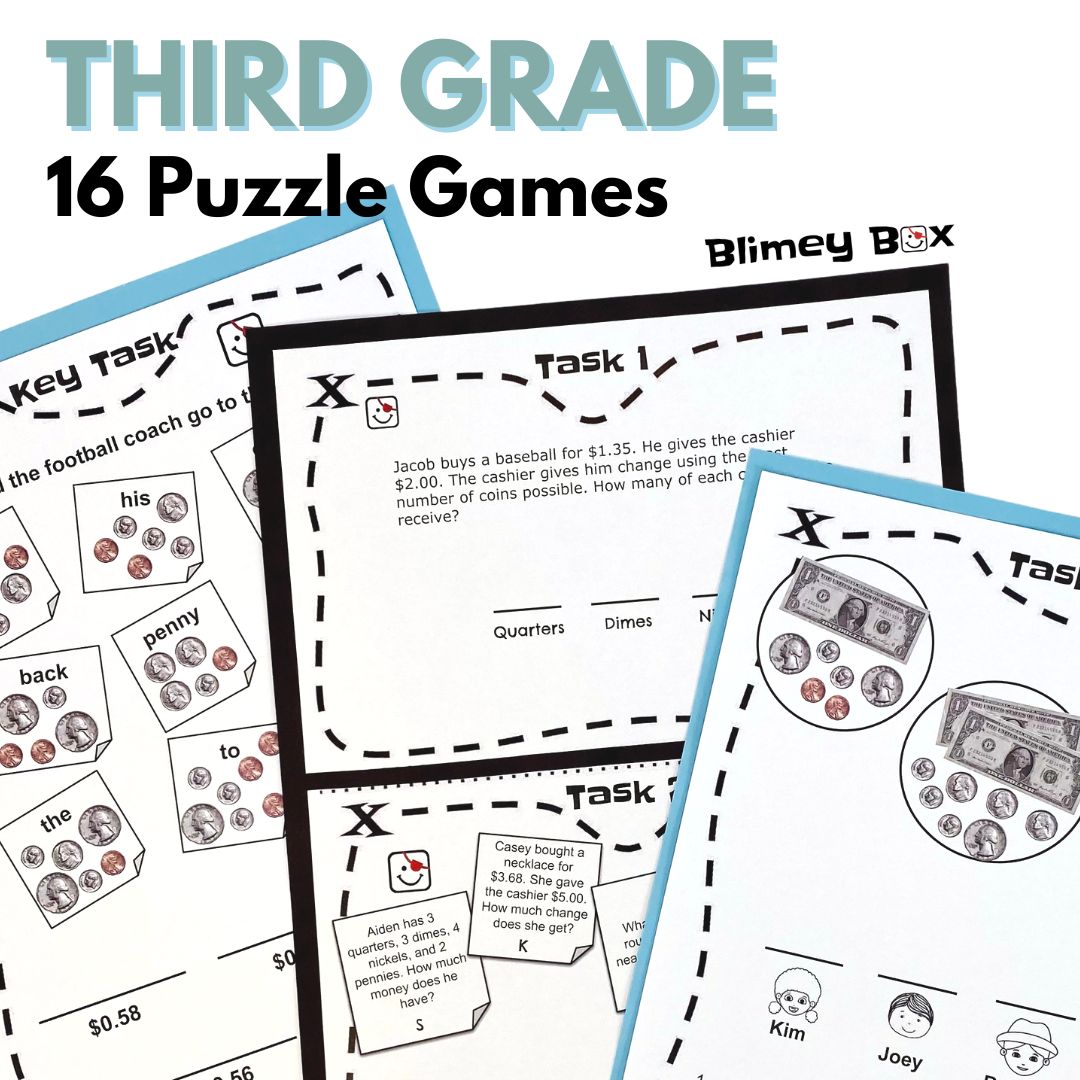 "Just the Games" Printable Puzzle Game Access | (No game kit included)
