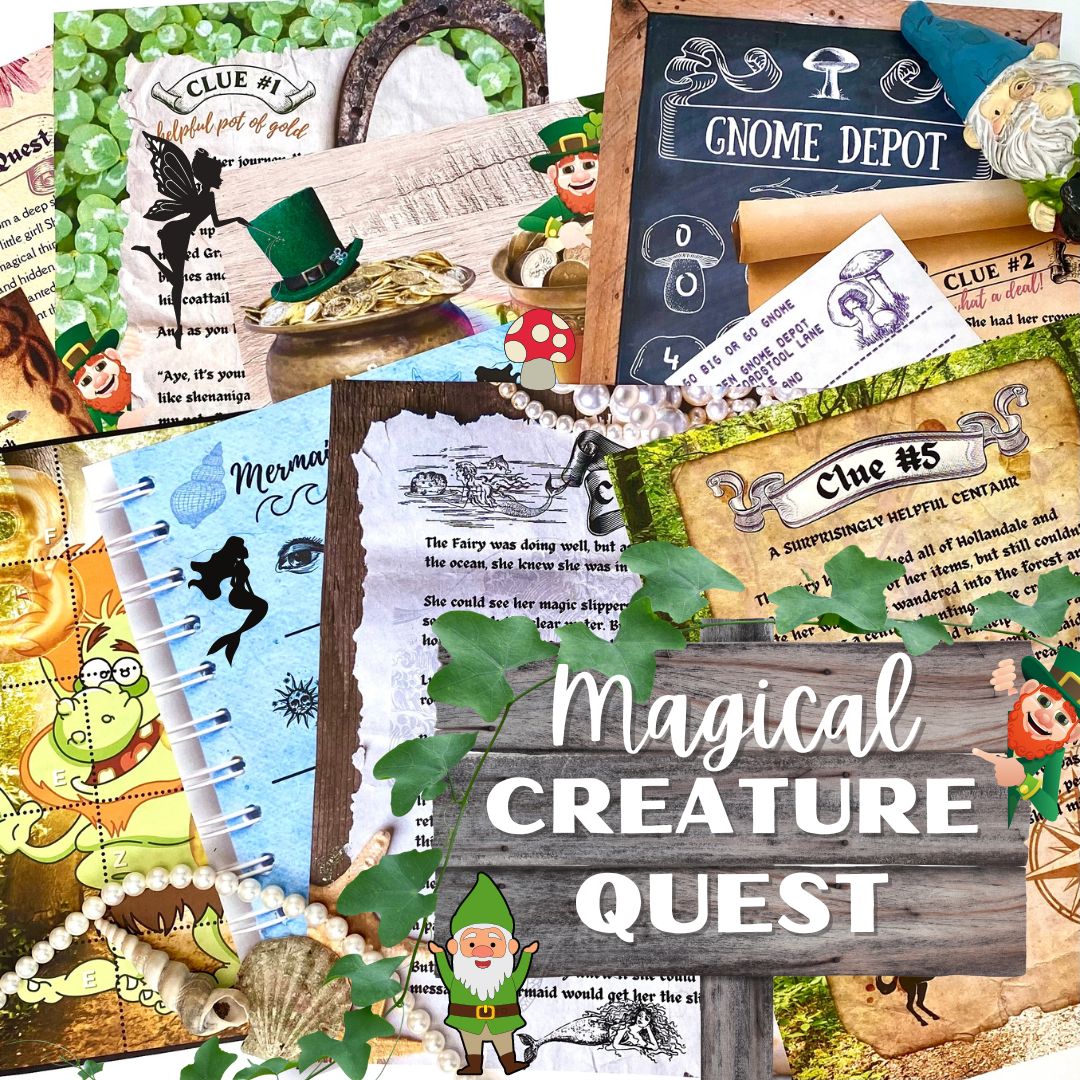Magical Creature Quest is an adventure escape game for the Blimey Box Adventure Game Kit.