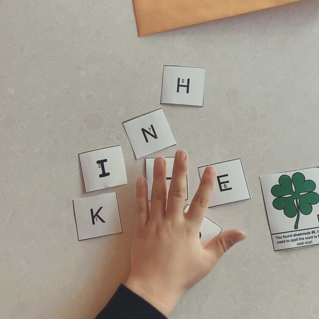 St. Patrick's Day Treasure Hunt for kids (ages 7-11)