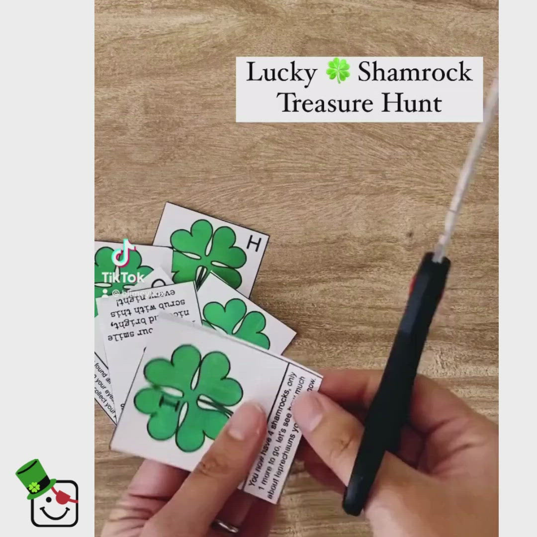 Lucky Shamrock Treasure Hunt for kids (ages 7-11)